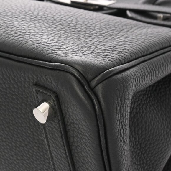 HERMES Birkin 30 Black/Noir hand bag 802000160109000 - Picture 7 of 10